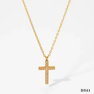 Gold Necklace D341