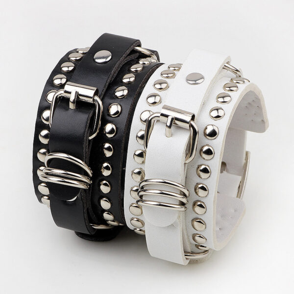 Wholesale Punk bracelet belt rivet shape bracelet