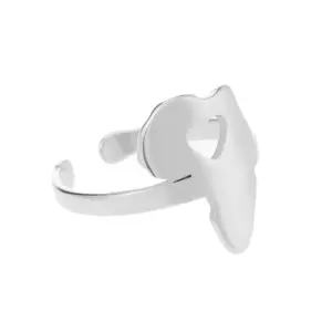 Steel Glossy Heart Shape / Adjustable Opening