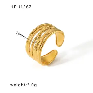 HF-J1267-Gold / Adjustable Opening