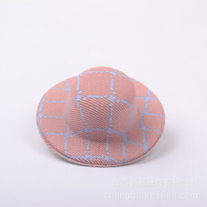 Retro printed plaid leather powder