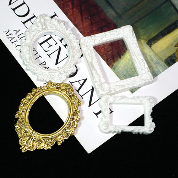 Wholesale resin mini photo frame diy vintage ange Decorations