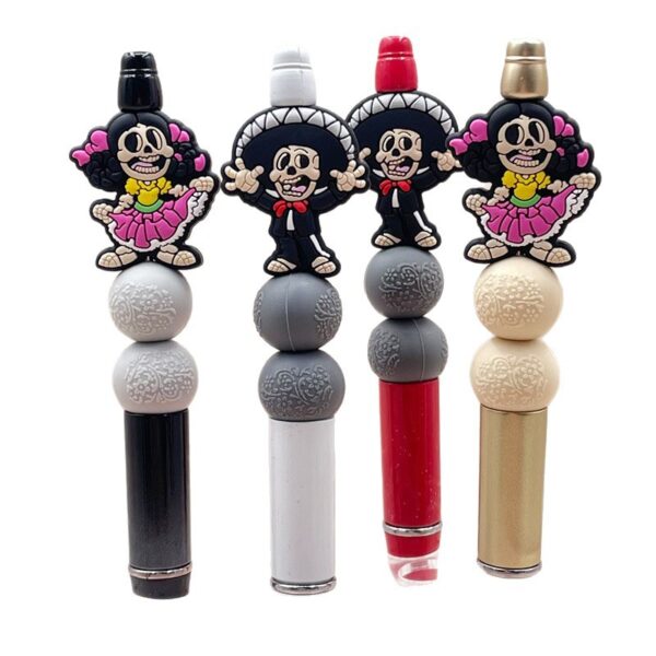 oly-526c1fad4452f39a1e06ead34940445c Wholesale Factory St Wholesale Selling Cartoon Skull Silicone Beads Kidsren's DIY Jewelry Beads Beads