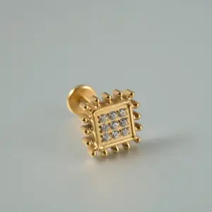 #9 Gold / Rod Thickness * Rod Length 1.2x8mm