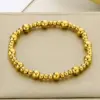 Wholesale PVD Coated 18K Gold Plated Round 304 Stainless Steel Simple Style Waterproof Non Tarnish 304 Stainless Steel Bracelets