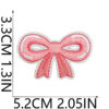 Wholesale Handmade Decorative Embroidered Cloth Sticker Bow Patch