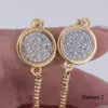 Wholesale Jewelry Simple Style Classic Style Cross Virgin Mary Copper 18K Gold Plated Plating Bracelets