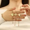 Wholesale Copper 18K Gold Plated Elegant Romantic Sweet Letter Heart Shape Inlay Zircon Bracelets