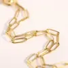 Simple Basic Chain Stainless Steel 18k Stacking With Plain Chain Paper Clip Chain