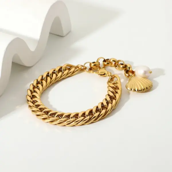 oly-530546ff0d02cd3ed1739202e36588d6 Wholesale Fashion Geometric Stainless Steel Bracelets In Bulk