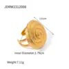 Wholesale Jewelry IG Style Glam Spiral 304 Stainless Steel Plating Rings Earrings Necklace