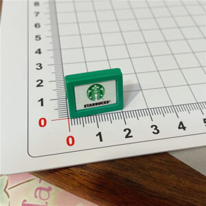 One green sign / standard