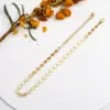 Wholesale Simple Style Flower Titanium Steel Plating 18k Gold Plated Women's Anklet