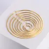 Imitation Gold 304 Stainless Steel Electroplating Solid Color Plating Earrings