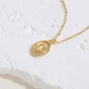 Virgin Necklace 14K Real / Gold
