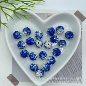 Royal blue light blue white gradient