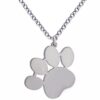 oly-532d8b1c114c68e12055d91454a6e170 Wholesale Stainless steel pet necklace cat claw dog claw letter necklace cross-border factory Mother's Day chilen's gift free lettering