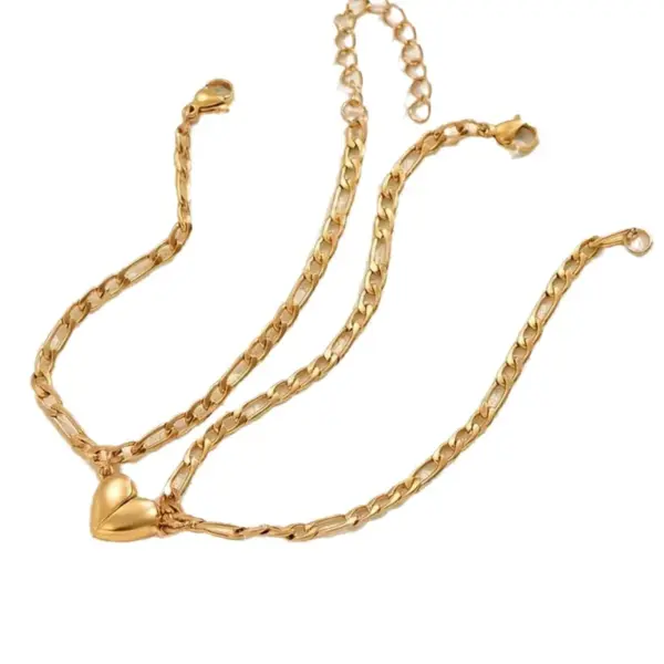 Wholesale Lady Geometric Titanium Steel Plating Men's Bracelets Men's Chain Bracelets
