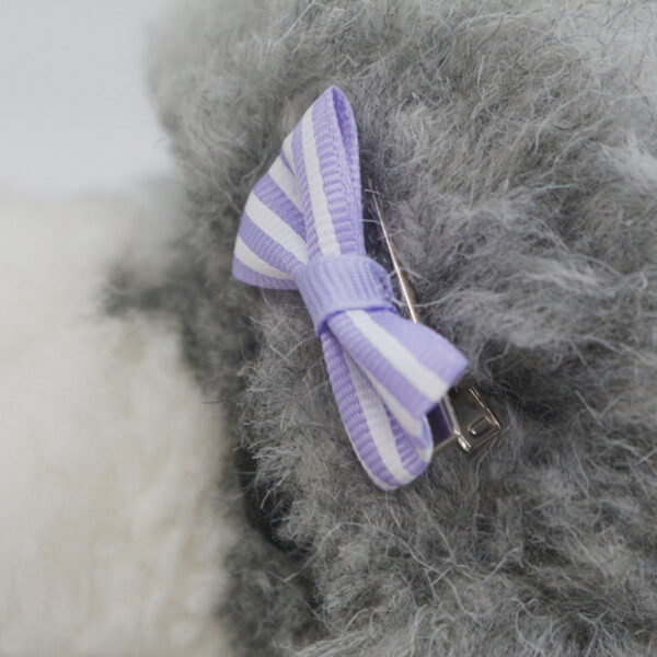 Wholesale Pet Holiday Headdress with Small Bow and Diamond T Headdress Small Hairpin