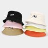Wholesale Cute Little Panda Embroidered Fisherman Hat Women's Fashionable Outdoor Korean-style All-match Summer Instagram Style Sunshade Hat