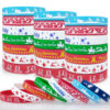 Wholesale Cartoon pattern Christmas rubber silicone bracelet