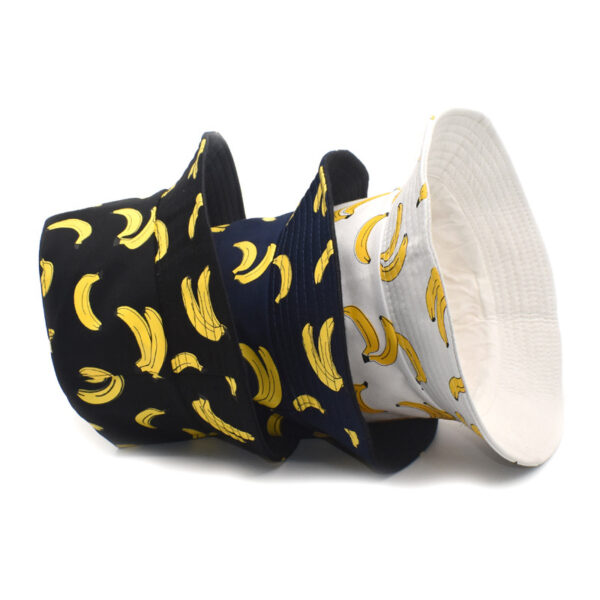 Wholesale Cross-border Hot Fruit Fisherman Hat Women's Cotton Korean Summer Hat Men's Travel Beach Double-sided Wearing Basin Hat