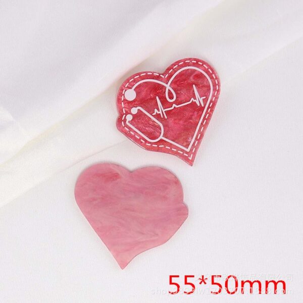Wholesale cartoon organ medical love bag jewelry acrylic pin DIY