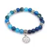 Wholesale Fashion Flower Natural Stone Other Bracelets In Bulk
