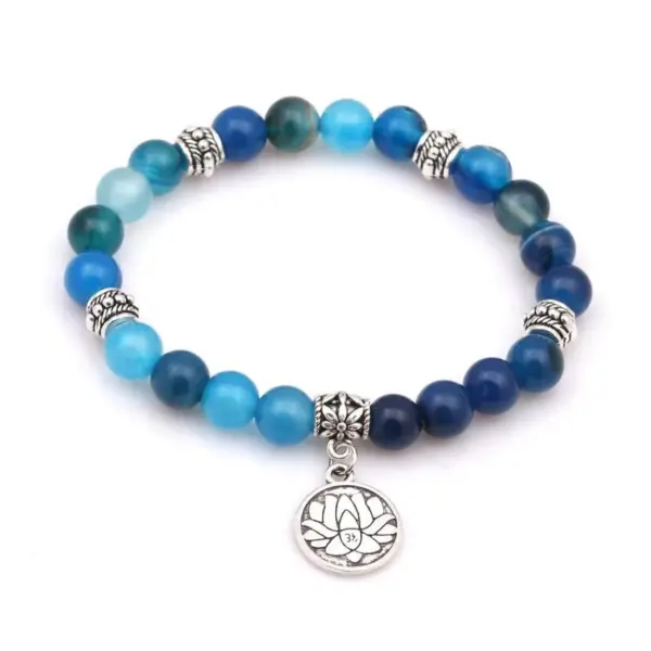 Wholesale Fashion Flower Natural Stone Other Bracelets In Bulk