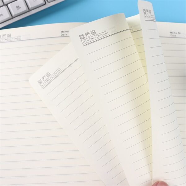 Wholesale A5 business notebook creative gift PU buckle notepad student diary meeting record book in stock