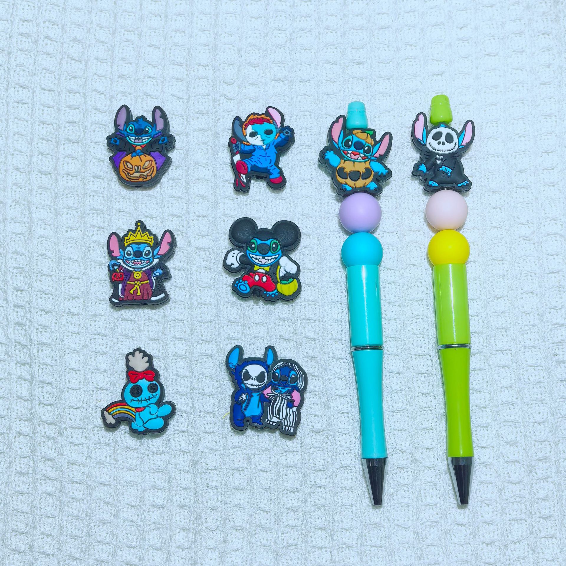 Wholesale Cross-Border Hot-Selling New Products: Series Silicone Cartoon Beads Beading Factory Wholesale Ready Stock