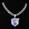 Wholesale Baseball Team Necklace Hip Hop Cuban Chain