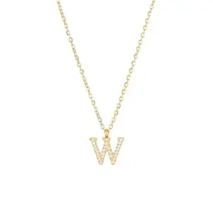 Gold Letter W