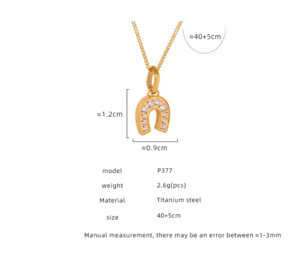 Wholesale 304 Stainless Steel Geometric PVD Coated Rhinestones 18K Gold Plated Elegant Simple Style Plating Inlay White Gold Pendant Necklace