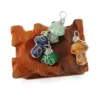 Wholesale Simple Style Mushroom Natural Stone Handmade Pendant Necklace 1 Piece