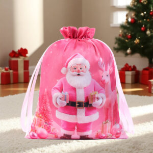 Satin Christmas Gift Bag - 3; 20*25cm