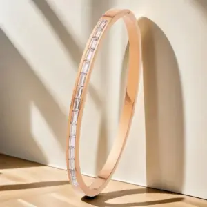44-E-2 Rose Gold Long Diamond
