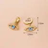 Wholesale 1 Pair Fashion Eye Plating 304 Stainless Steel Stainless Steel Earrings