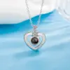 Wholesale New Copper Creative 100 Languages I Love You Pendant Without Chain