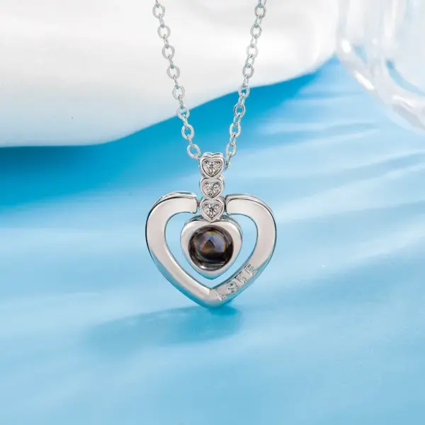 Wholesale New Copper Creative 100 Languages I Love You Pendant Without Chain