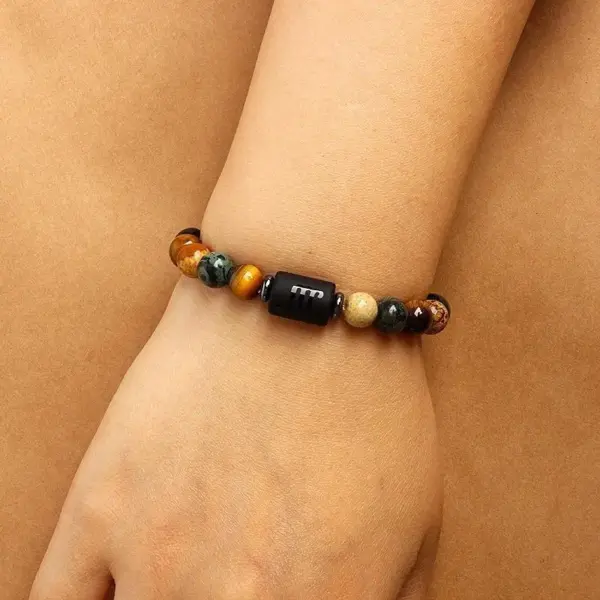 Wholesale Casual Simple Style Constellation Natural Stone Bracelets In Bulk