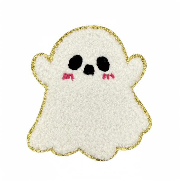 oly-53ba9546ef64a25c860469bb8c20cb20 Wholesale Cross-Border Halloween Gold-Edged Pumpkin Embroidery Ghost Cloth Patch Computer Embroidery Clothing Accessories Patch Ironing Style