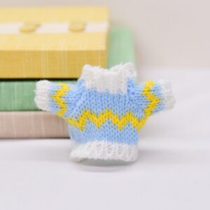 Blue yellow stripes / 5.5cm