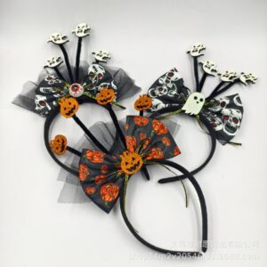 Wholesale Pumpkin Ghost Bow Headband