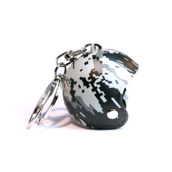 Wholesale Camouflage Motorcycle Safety Hat Keychain Pendant Car Ornaments Doll Helmet Accessories Student Luggage Hanging Ornaments