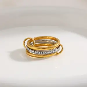 F--Three Layers-Gold Steel Gold-Single Layer Drill-7