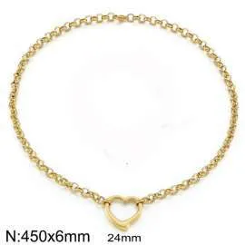 Gold Necklace Kn291806-Z