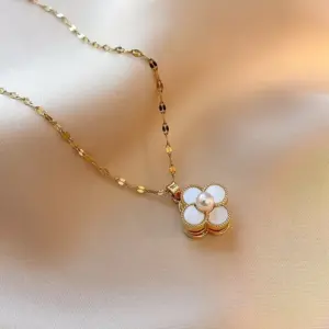 X0406 White Necklace [Pendant Included]