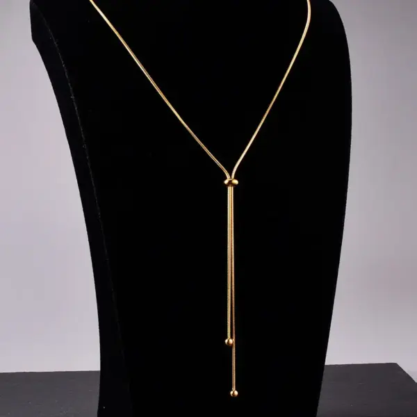 oly-5409a509696f4b30dafb56fbe32dc4c6 Wholesale PVD Coated Real Gold Plated 18K Gold Heart 304 Stainless Steel Titanium Steel Waterproof Non Tarnish 304 Stainless Steel Titanium Steel Necklace