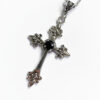 Wholesale Large Cross Pendant Jewelry Necklace Silver Tone Gothic Jewelry Fashion Charm Statement Women Gift